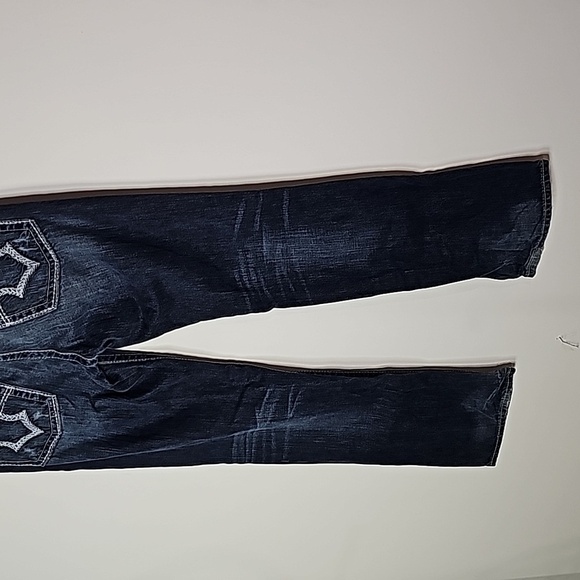 Big Star Pioneer style dark wash 33x34" regular fit boot cut jeans - Picture 5 of 8